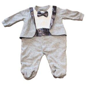 MyMio Baby one-piece "tux"